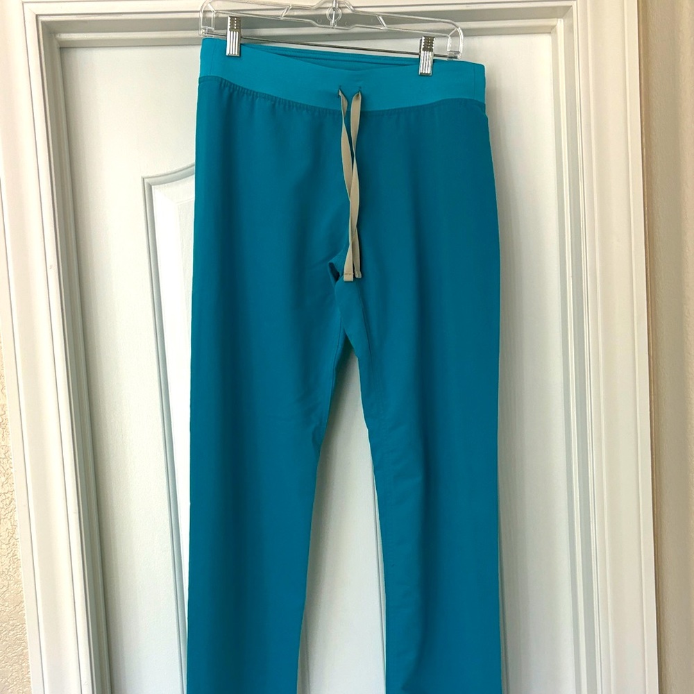 Figs Livingston Pants size Small Teal